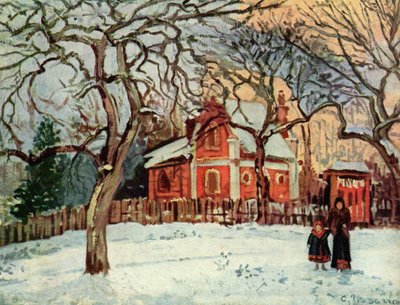 Castaños en Louveciennes de Camille Jacob Pissarro